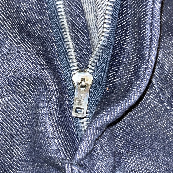 Vintage 1970s floral embroidered flare jeans Dude waist 28 hippie salvage denim - Picture 7 of 14